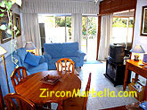 Jardines del Mar Marbella apartment rental lounge